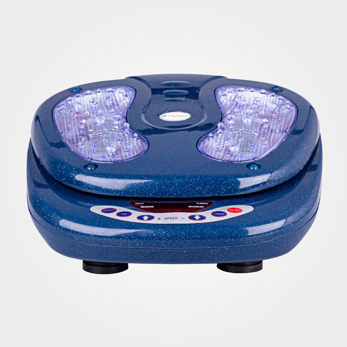 Vibration Foot Massager With Remote Control-Dark Blue